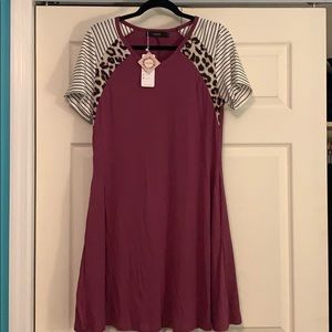 NWT T-Shirt Dress W/ Pockets Size M